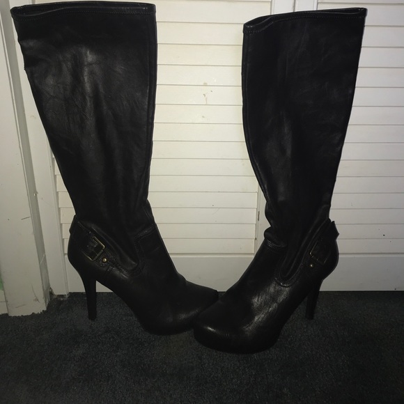 BCBGenerarion Ultra high brown platform boots - Picture 2 of 8